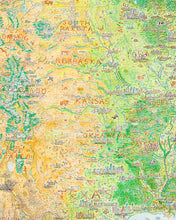 Load image into Gallery viewer, The Contiguous United States – poster (39 x 21&quot;/997 x 540mm)