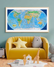 Load image into Gallery viewer, Wild World laminated poster – large (50 x 27&quot;/1280 x 685mm)