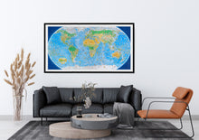 Load image into Gallery viewer, Wild World laminated poster – large (50 x 27&quot;/1280 x 685mm)
