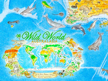 Load image into Gallery viewer, Wild World: Australasia – limited edition of 350 (A2 size)