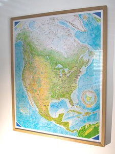 North America: Portrait of a Continent - limited edition of 1200, giclée fine art print (44 x 54")