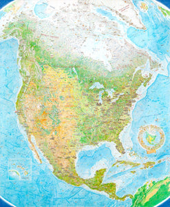 North America: Portrait of a Continent - limited edition of 1200, giclée fine art print (44 x 54")