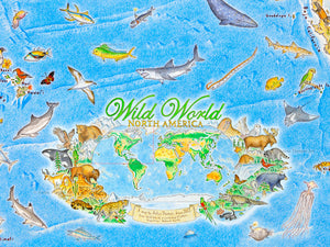 Wild World: North America – limited edition of 1000 (A2 size – 16 x 23")